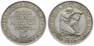 1939 Luzern - 5 Franken